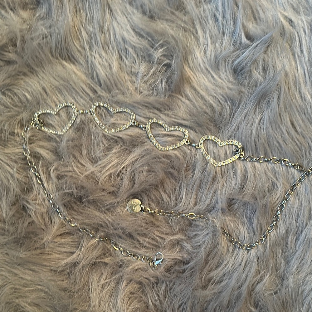 Chic Gold Heart Belt